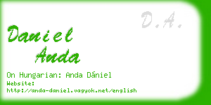daniel anda business card